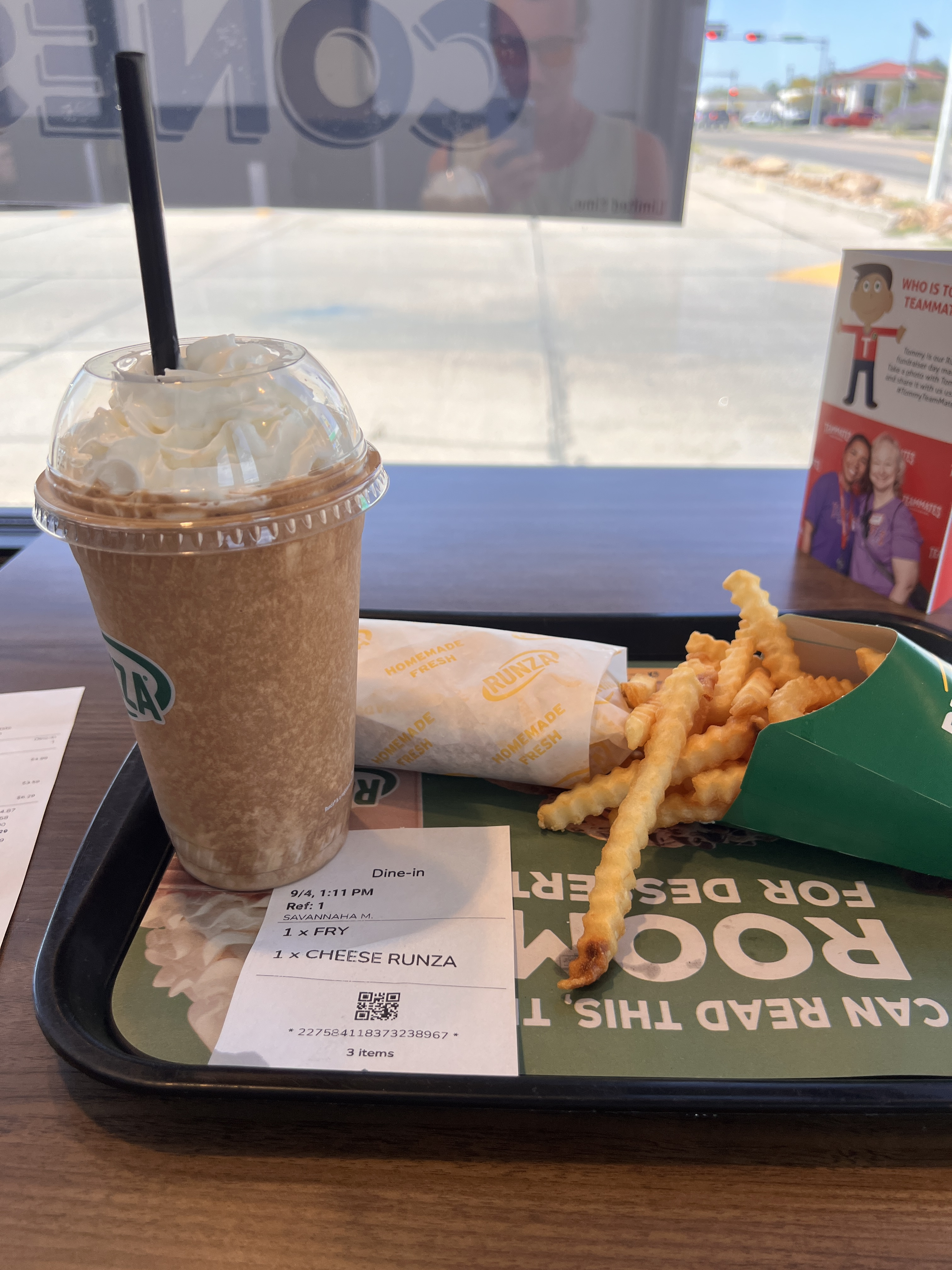 First time at Runza/having a runza! 🥲