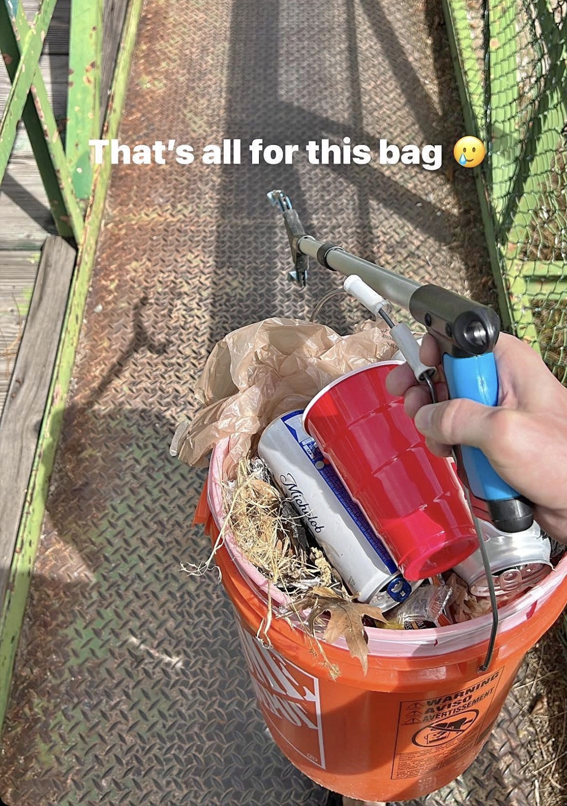 Monday afternoon litter cleanup :)